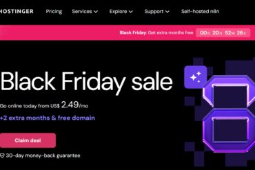 Hostinger Black Friday Sale Deals