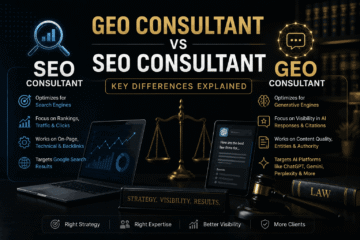 GEO Consultant vs SEO Consultant Comparison