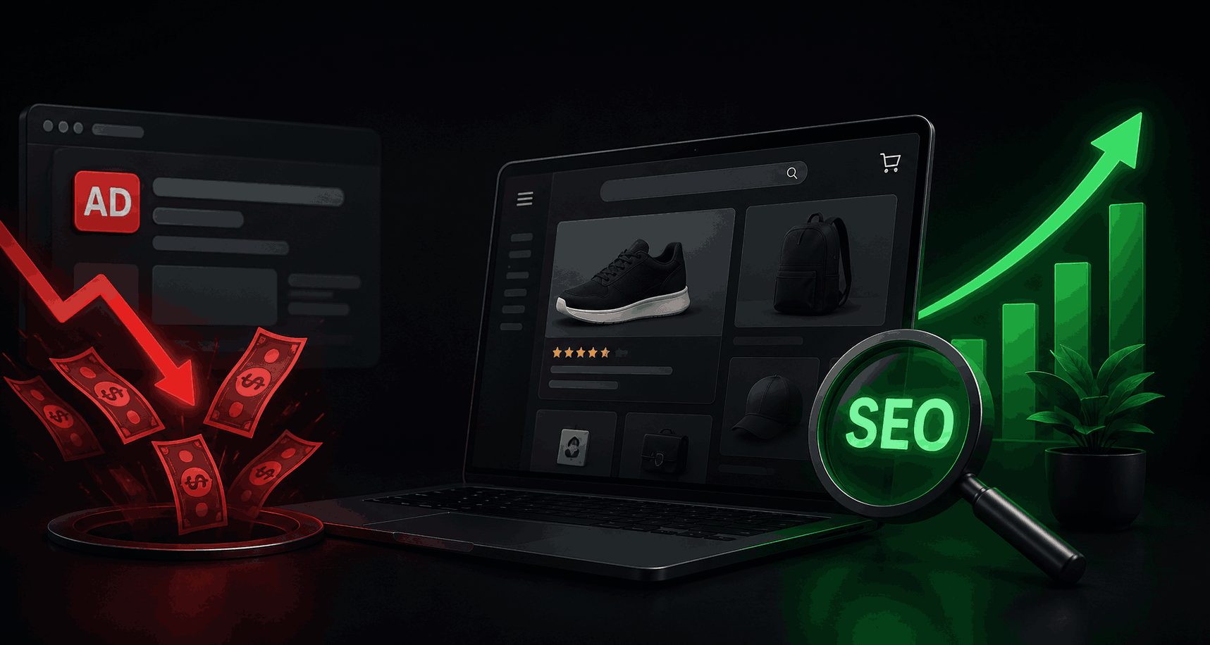 How to Reduce Paid Ad Spend with Ecommerce SEO