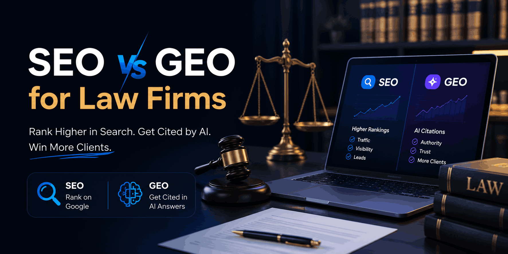 SEO vs GEO for Law Firms