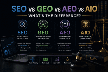 SEO vs GEO vs AEO vs AIO