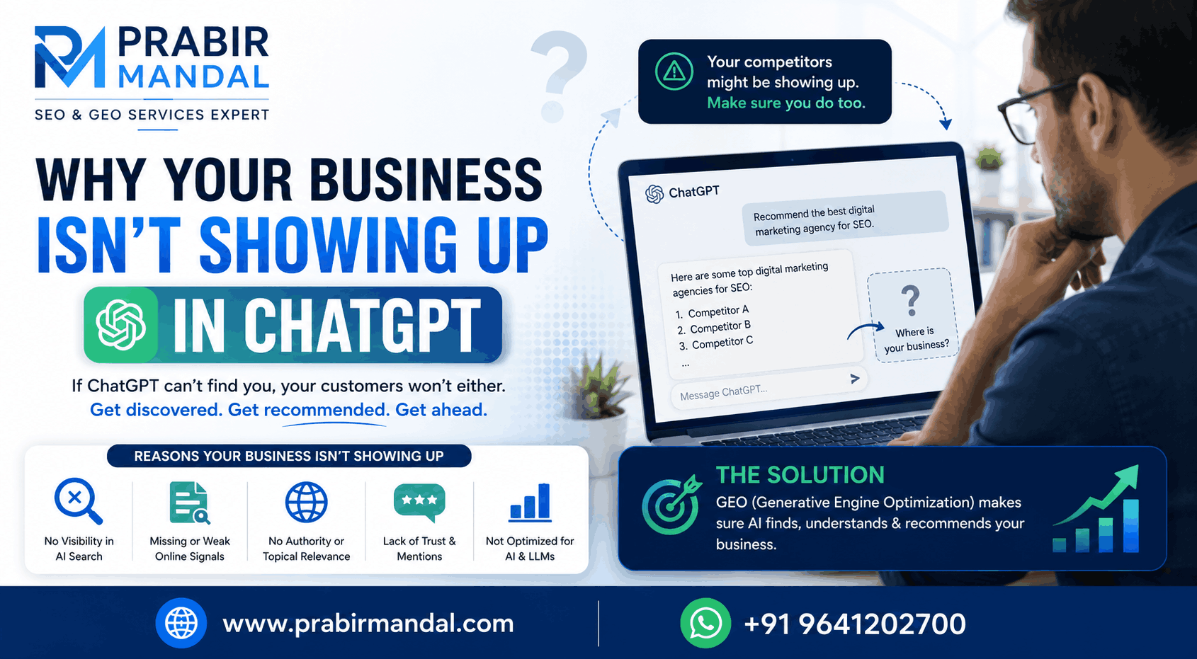 Reasons Why Your Business Isn't Showing Up in ChatGPT