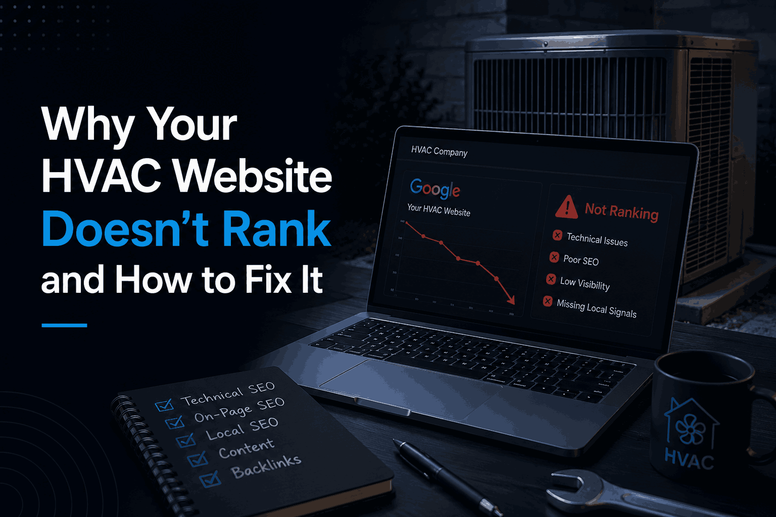 Why Your HVAC Website Doesn't Rank and How to Fix It